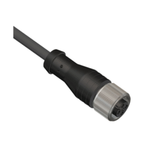 M12 / 4-пинов женски кабелен щепсел, прав || ATEK || Произведено в Турция