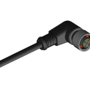 M12 / 5-пинов женски кабелен щепсел, ъгъл 90°